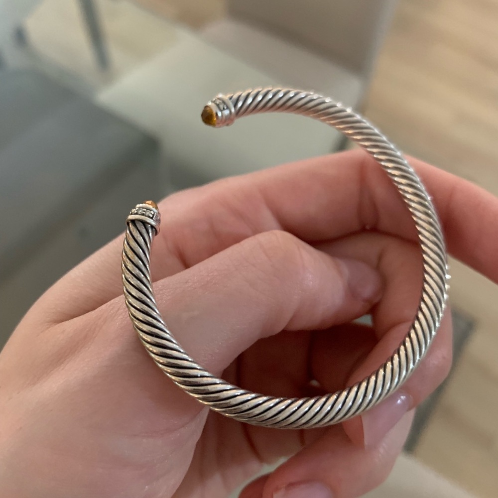 David Yurman classic citrine and diamonds 5mm